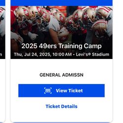 49ers Training Camp 7/24