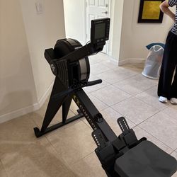 Concept 2 rower pm5 monitor . Tall legs like brand new