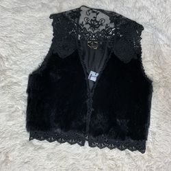 Rabbit fur vest