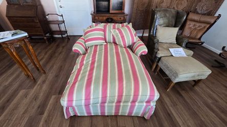 Over stuffed Striped lounge