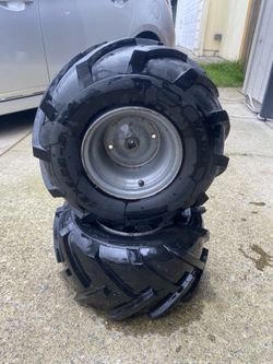 Rear tires/Rims for Riding Lawn Mower 18x9.50-8