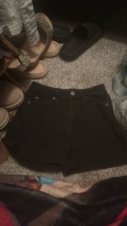Black Jean shorts size small