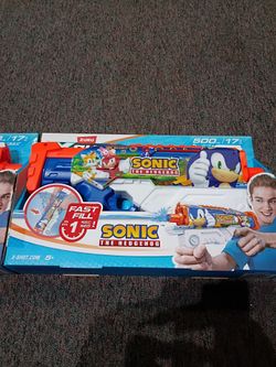 Squirt guns Sonic the hedgehog