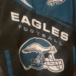 G-lll Apparel Sportswear - PHILADELPHIA EAGLES BOMBER STYLE JACKET - SIZE L