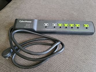 CyberPower HT705GR Tier 2 Advanced Power Strip, 1,500 J/125 V, 7 Outlets, 5ft Power Cord