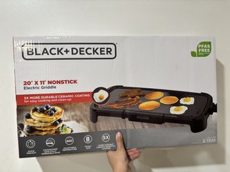 Black+Decker Electric Griddle 20x11 