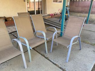 Patio chairs