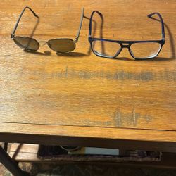Prescription designer sunglasses and eyeglasses