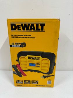 DEWALT Professional 10 Amp Battery Charger, Battery Maintainer, Battery Trickle Charger