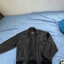 Leather jacket 