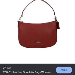 Coach Leather Shoulder Bags 