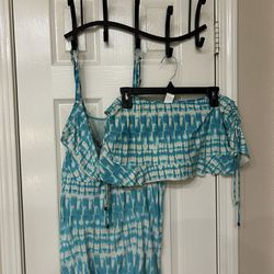 Ladies, two-piece bathing suit extra large
