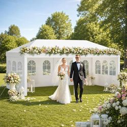 10'x20' Canopy Tent Clear Windows