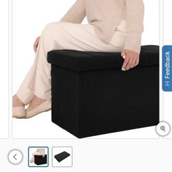 Seville Classics Boucle Foldable Storage Trunk, Assorted Colors $25 each 