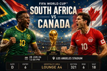 World Cup, playoff round of 32 South Africa vs Canada ,