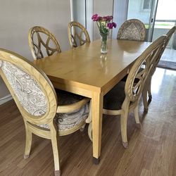 Vintage Bernhardt Dining Chairs (6) Kitchen Table of