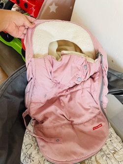 Skip Hop Stroll & Go Car Seat Cover - Pink Heather