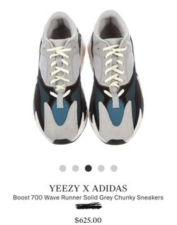 YEEZY Adidas 700 wave runner size 7 for woman sale $250.