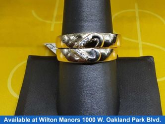 Ring - Channel Set - Yellow Gold 14k (.585) 5.3 grams Size 11