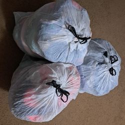 3 Large Trash Bags Of Size 3t Toddler Girl Clothes