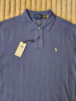 New Mens Size L slim fit polo RL shirt