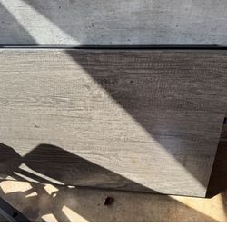 Folding Table Wood Look Very Sturdy With Iron Legs