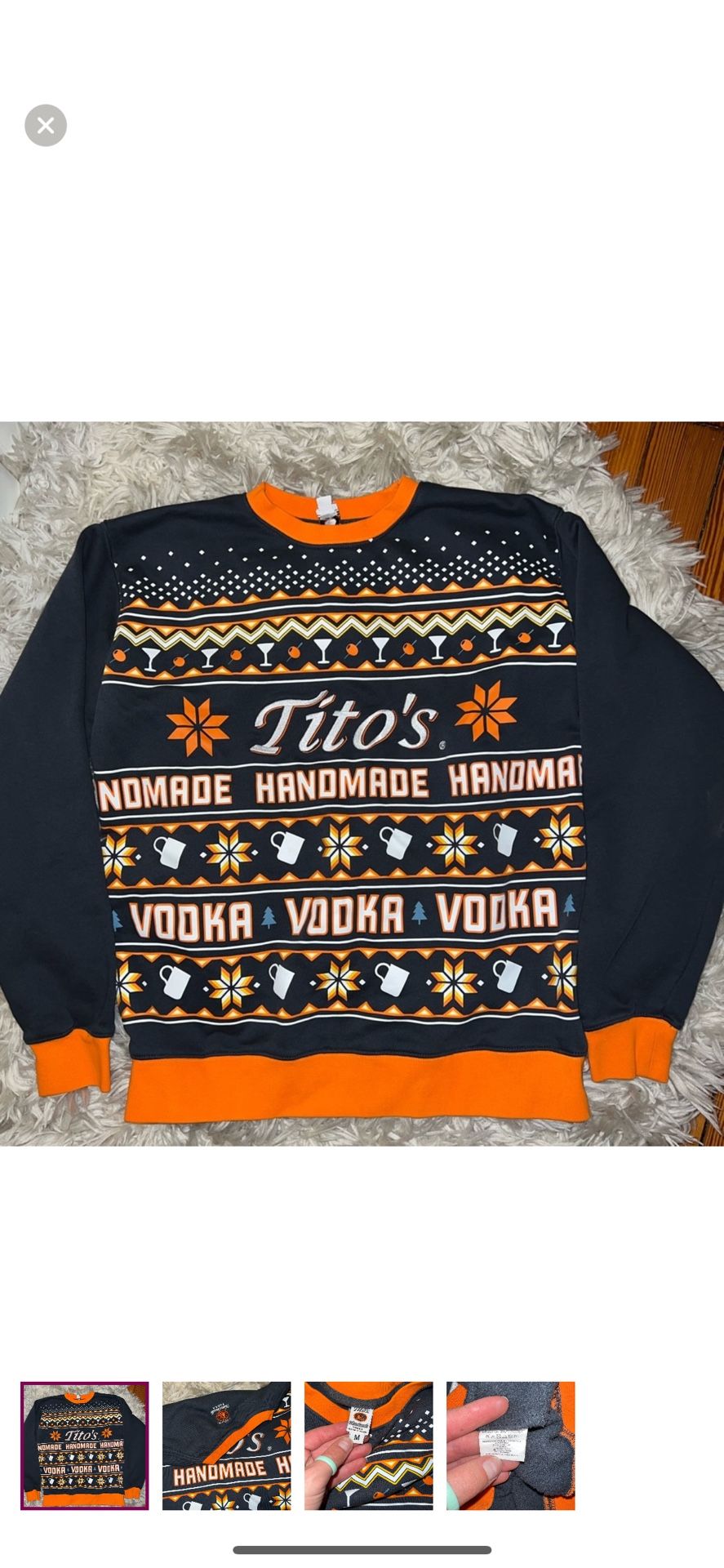 TITOS UGLY SWEATER MEDIUM