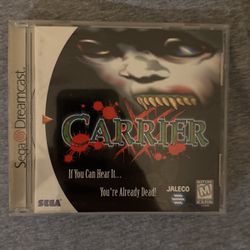 Carrier Dreamcast Game Complete In Box