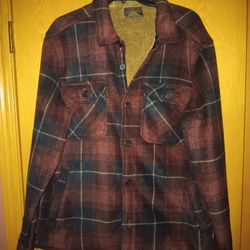 Men's Size XL,  Lined Flannel Shirt Jacket 