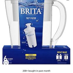 Brita 6 Cup Water Pitcher 