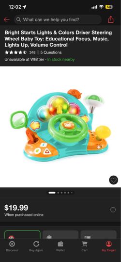 Driver Steering Wheel Baby Toy
