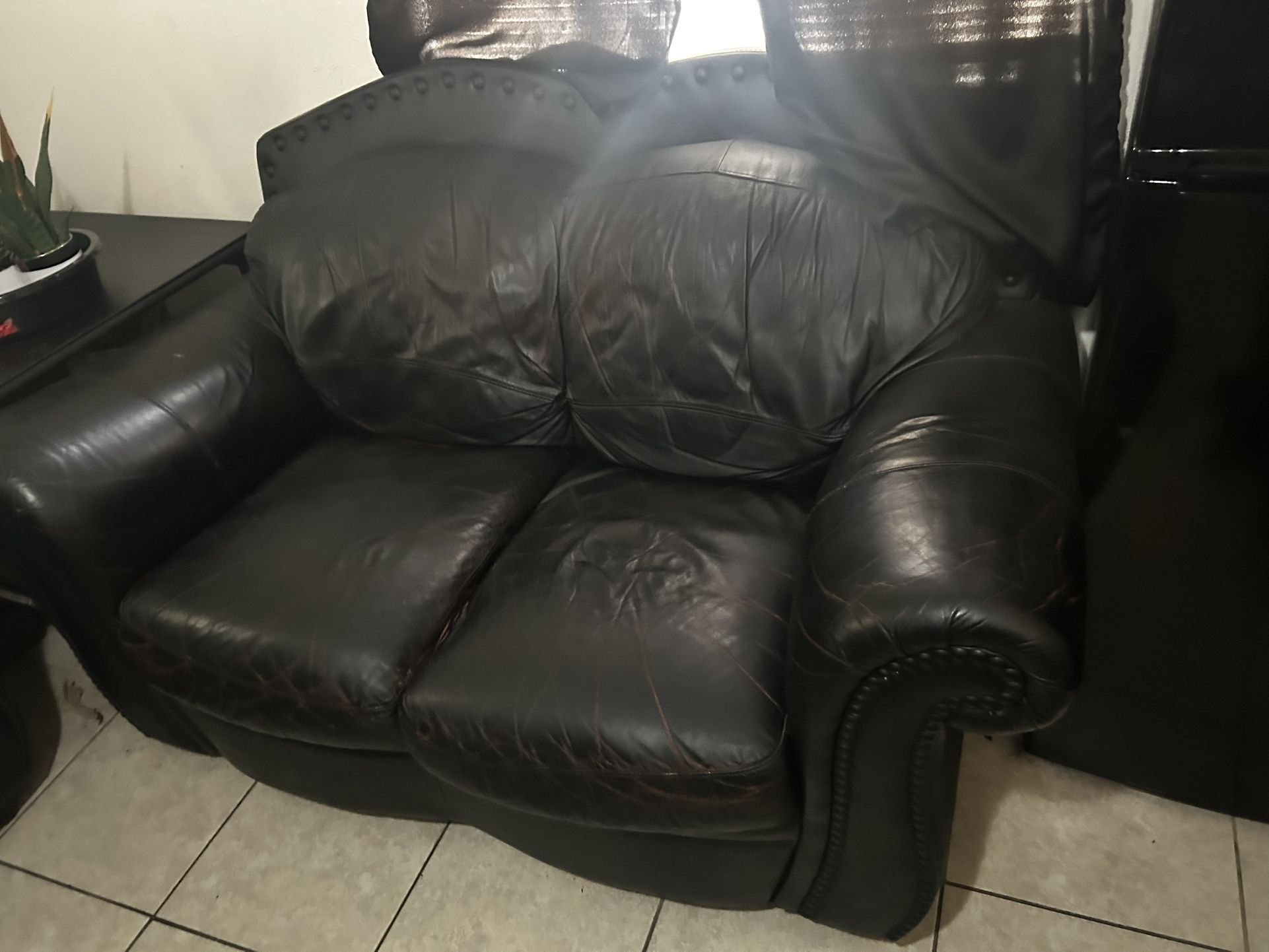 Free Couches, Cabinet And Tv Stand