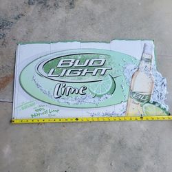 Bud Light Lime Tin Signage