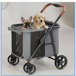 NUGUTIC Dog Stroller for Large & Medium Dogs