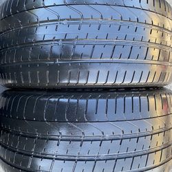 Two 275-40-20 Pirelli  P Zero 