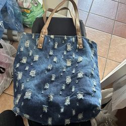Women’s Denim Purse 16 X 16