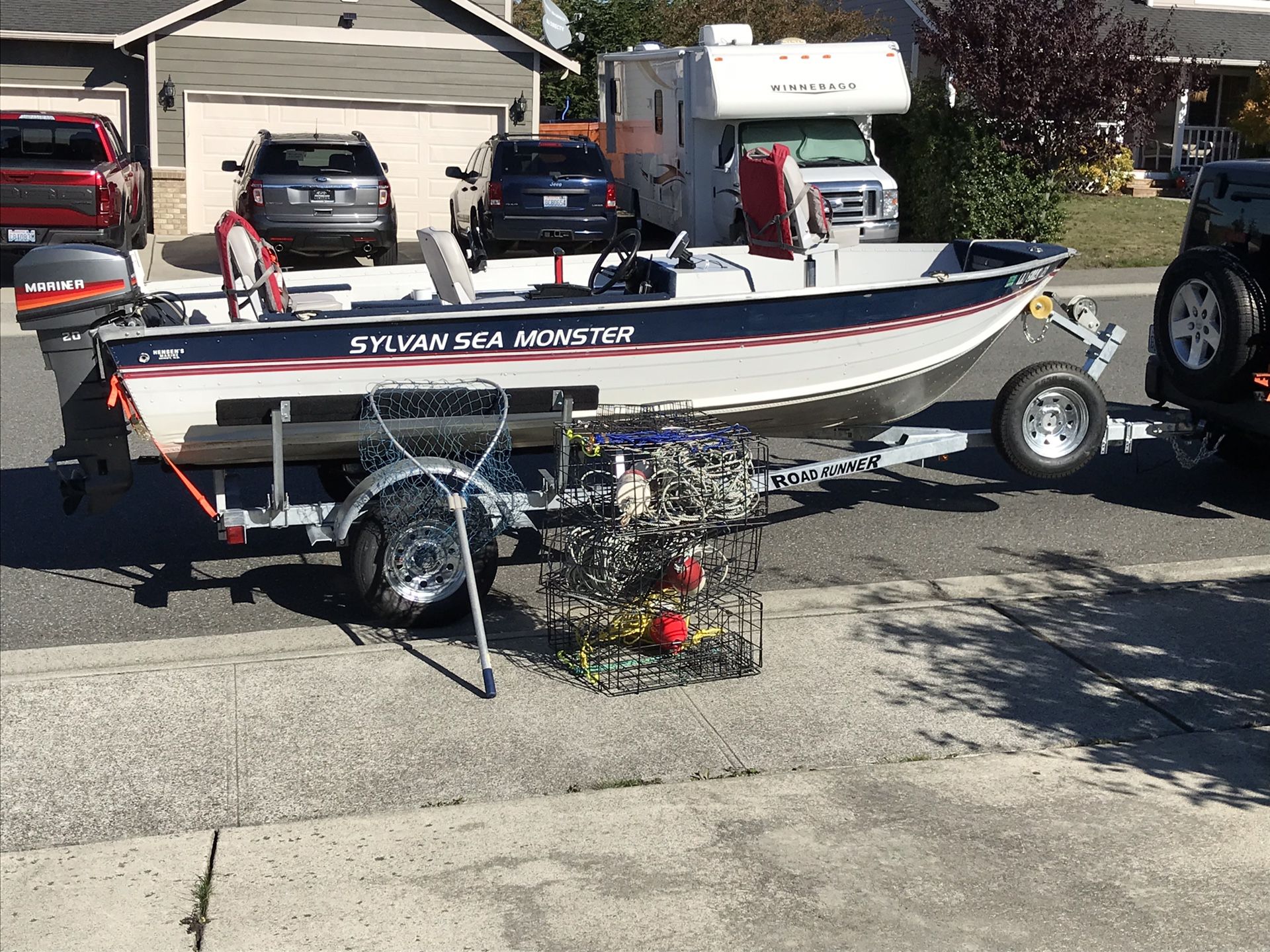 16 foot aluminum boat. for Sale in Oak Harbor, WA - OfferUp