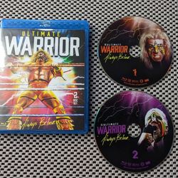 WWE: Ultimate Warrior Always Believe (Blu-ray 2015, 2-Disc Set) WWF US Release