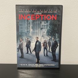Inception DVD Leonardo DiCaprio Christopher Nolan Cillian Murphy Movie 2010