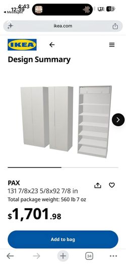 IKEA PAX closet