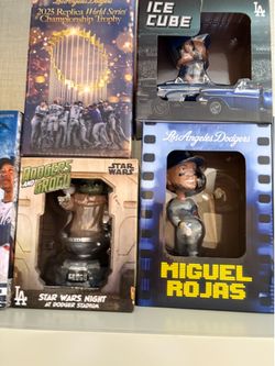Dodgers Miguel Rojas HR 9th inning game 7 sga bobblehead
