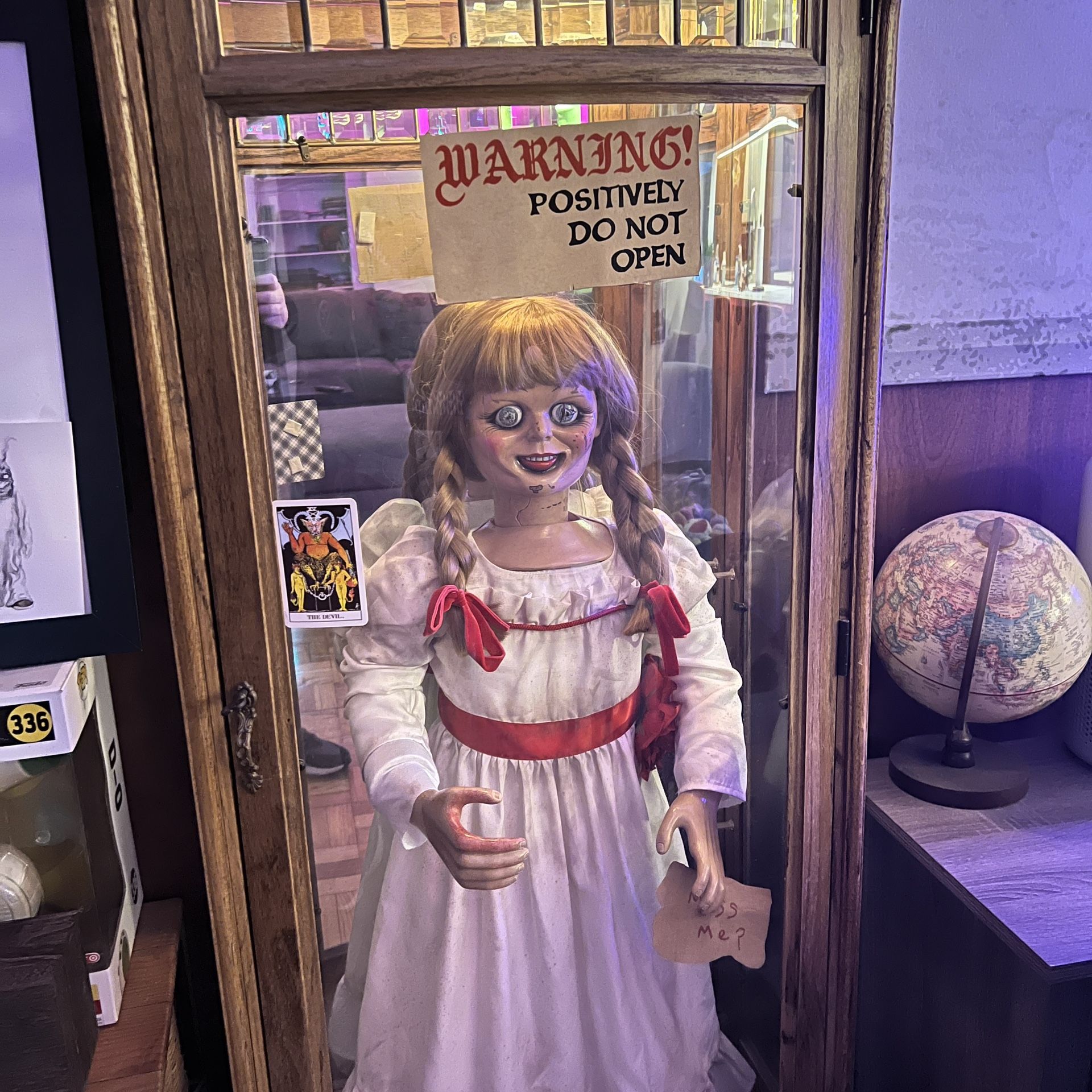 Annabelle Doll Movie Prop - Custom Work With Case