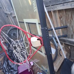 Basket Ball Post N Comes With Brand New Rim