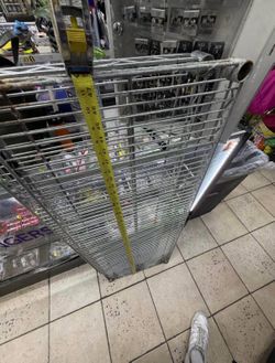 Heavy Duty Metal Wire Shelves (Set 2– 48" Length / Commercial Storage Rack Shelving