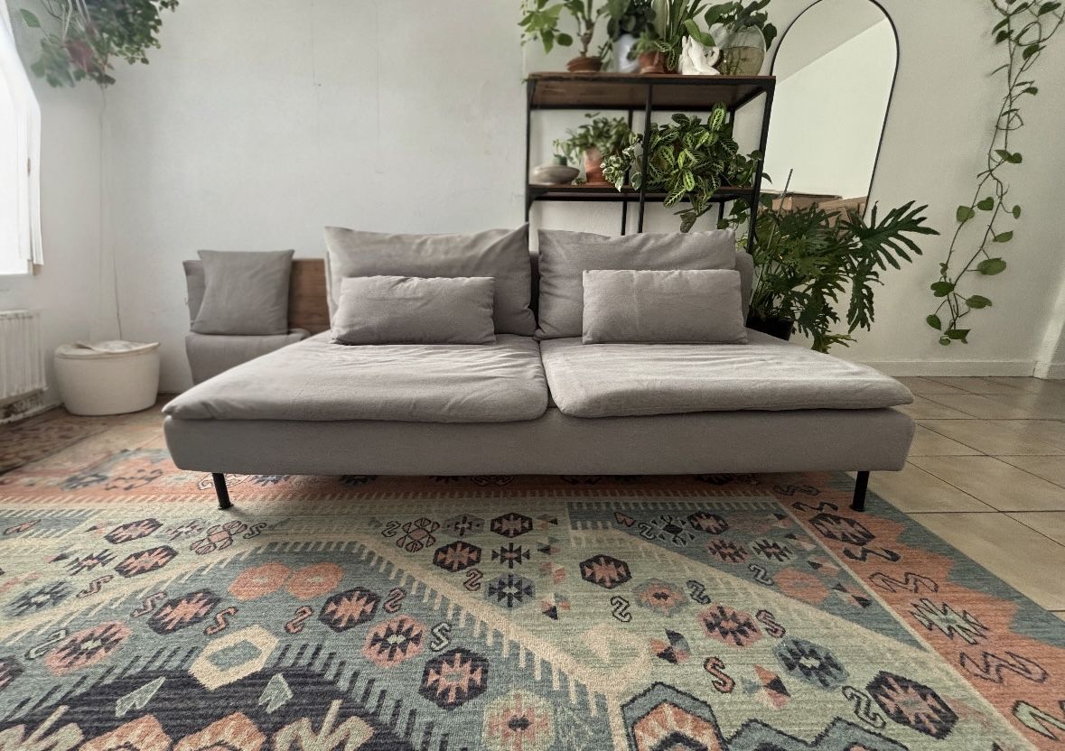 IKEA-SÖDERHAMN Sofa section, Tonerud gray ( 2 Sofas)