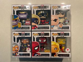Marvel 80 Years Funko Pop Set *MINT* Walgreens Hot Topic Specialty Series Exclusive Spiderman Kingpin Beta Ray Bill Adam Warlock