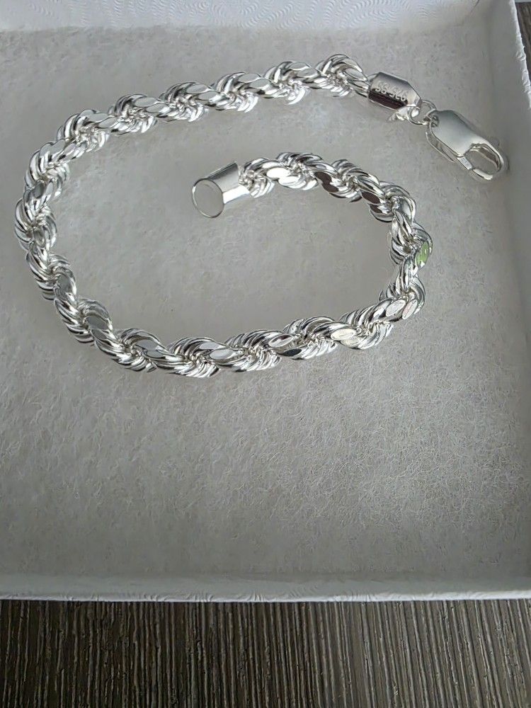 Hollow Silver 925 Bracelet 