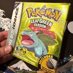 Pokémon LeafGreen Complete in Box