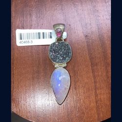 Moon Stone Rare Pendant Jewelry 