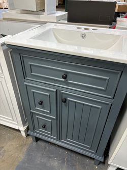 $165 EACH 24” Bathroom Vanity with Sink Solid Wood Frame